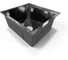 Мойка кухонная из нержавеющей стали Bauedge BAU SOUL КТ5045В NANO BLACK, сифон EASY CLEAN в комплекте KT5045B 7