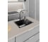 Мойка кухонная из нержавеющей стали Bauedge BAU SOUL КТ5045В NANO BLACK, сифон EASY CLEAN в комплекте KT5045B 9