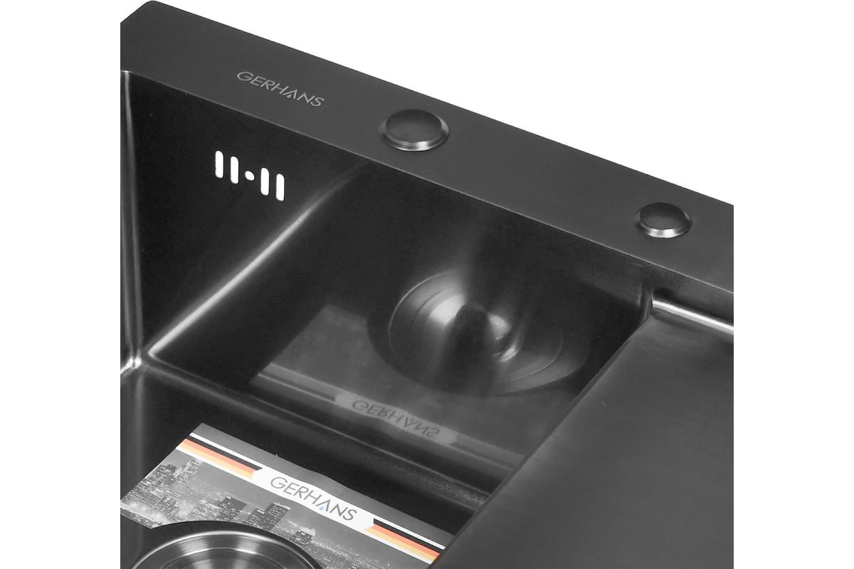 Кухонная мойка GERHANS K35848B-L - выгодная цена, отзывы ...