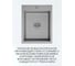 Мойка кухонная из нержавеющей стали Bauedge BAU SOUL КТ4050S SATIN, сифон EASY CLEAN в комплекте KT4050S 2