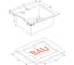 Мойка кухонная из нержавеющей стали Bauedge BAU SOUL КТ4050S SATIN, сифон EASY CLEAN в комплекте KT4050S 7