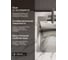 Мойка кухонная из нержавеющей стали Bauedge BAU SOUL КТ4050S SATIN, сифон EASY CLEAN в комплекте KT4050S 3
