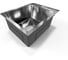 Мойка кухонная из нержавеющей стали Bauedge BAU SOUL КТ4050S SATIN, сифон EASY CLEAN в комплекте KT4050S 6
