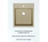 Мойка для кухни Bauedge BAU Stil Pro 430x490 мм, без выпуска, бежевый камень PR0015 3