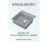 Мойка для кухни Bauedge BAU Quadro 500x500 мм, без выпуска, серый камень MY3002 2