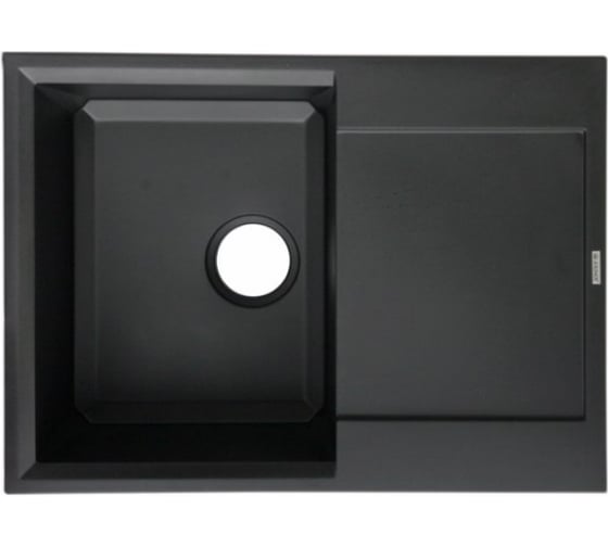 Мраморная мойка KAISER BlackSilver KMM-5068 BS