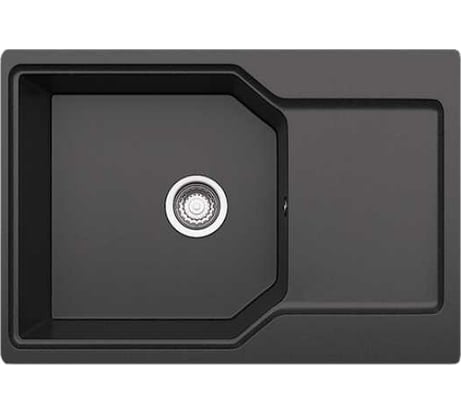 Мраморная мойка KAISER BlackSilver цвет 110 KMM-5178 BS