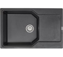 Мраморная мойка KAISER 5178 BlackWhite цвет 308 KMM-5178 BW