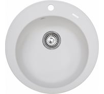 Мраморная мойка KAISER круглая Ф510 White KMM-510 W