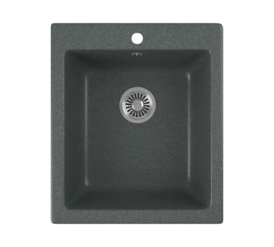 Кухонная мойка GreenStone цвет антрацит GRS-17-343 1