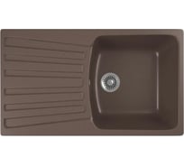 Кухонная мойка GreenStone цвет шоколад GRS-12-345