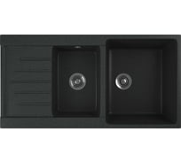 Кухонная мойка GreenStone антрацит GRS-98k-343
