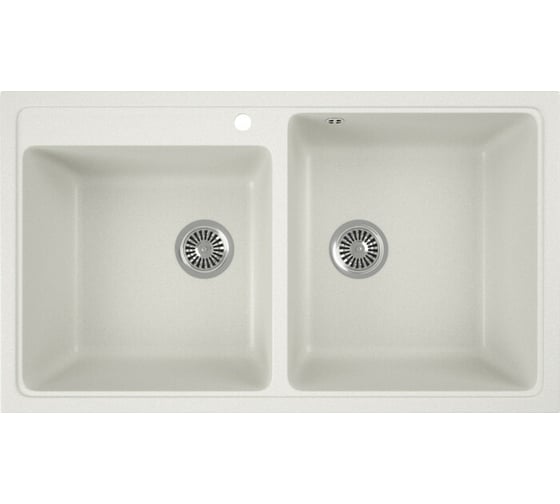 Кухонная мойка GreenStone молочный GRS-85k-341