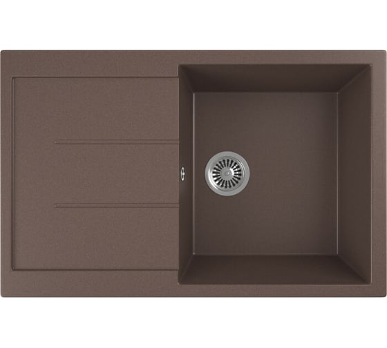 Кухонная мойка GreenStone шоколад GRS-25-345