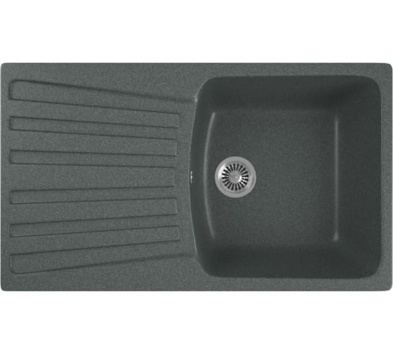 Кухонная мойка GreenStone цвет антрацит GRS-12-343 1