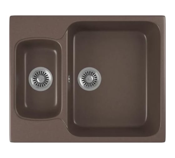 Кухонная мойка GreenStone цвет шоколад GRS-09-345