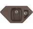 Кухонная мойка GreenStone цвет шоколад GRS-10K-345 1