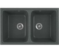 Кухонная мойка GreenStone цвет антрацит GRS-15-343