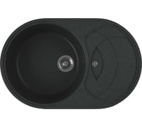Кухонная мойка GreenStone антрацит GRS-18S-343