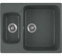 Кухонная мойка GreenStone цвет антрацит GRS-09-343