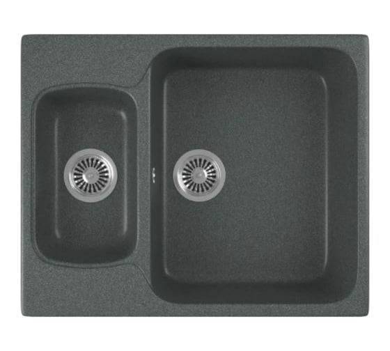 Кухонная мойка GreenStone цвет антрацит GRS-09-343 1