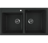 Кухонная мойка GreenStone антрацит GRS-85k-343