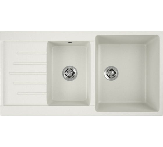 Кухонная мойка GreenStone молочный GRS-98k-341 1