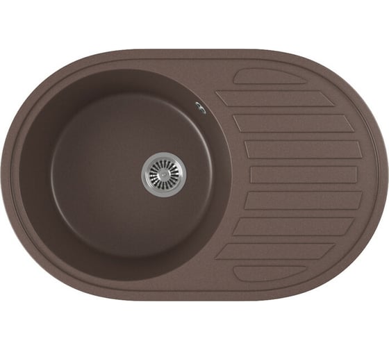 Кухонная мойка GreenStone шоколад GRS-18L-345 1