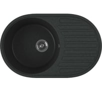 Кухонная мойка GreenStone антрацит GRS-18-343