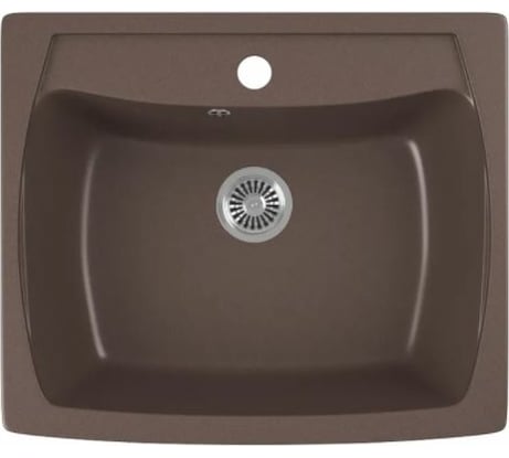 Кухонная мойка GreenStone цвет шоколад GRS-03-345