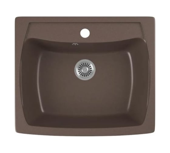 Кухонная мойка GreenStone цвет шоколад GRS-03-345