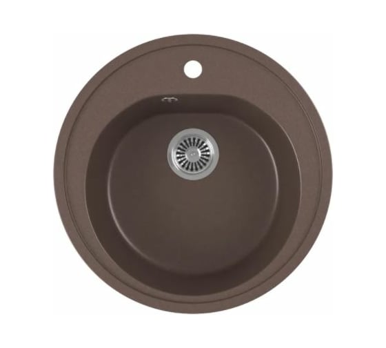 Кухонная мойка GreenStone цвет шоколад GRS-08-345 1