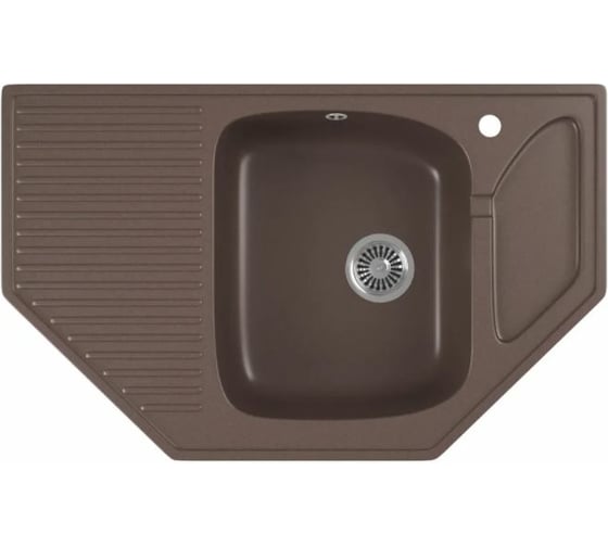 Кухонная мойка GreenStone цвет шоколад GRS-10-345