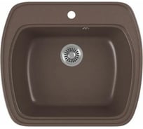 Кухонная мойка GreenStone цвет шоколад GRS-11-345