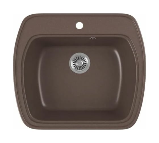 Кухонная мойка GreenStone цвет шоколад GRS-11-345 1