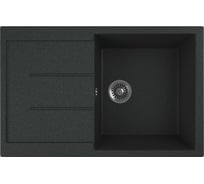 Кухонная мойка GreenStone антрацит GRS-25-343