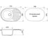Кухонная мойка GreenStone антрацит GRS-18L-343 3