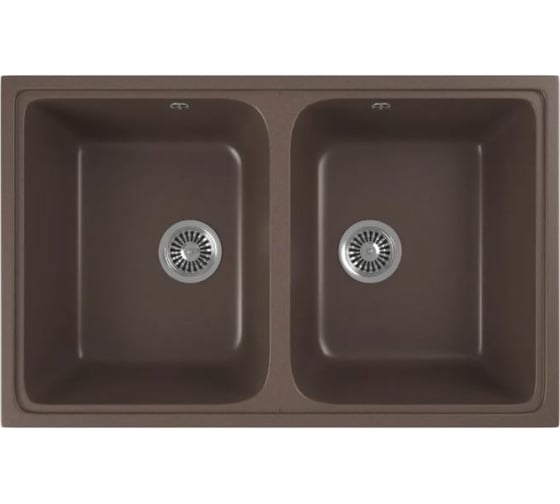 Кухонная мойка GreenStone цвет шоколад GRS-15-345 1