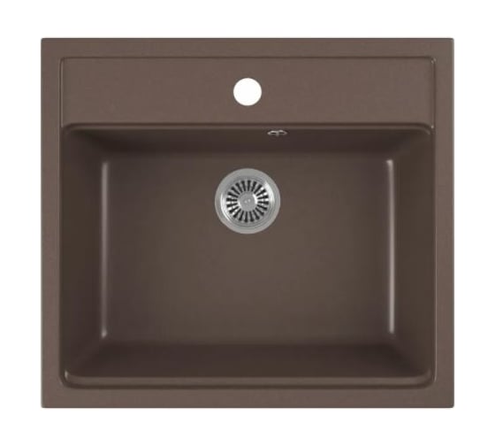 Кухонная мойка GreenStone цвет шоколад GRS-06-345