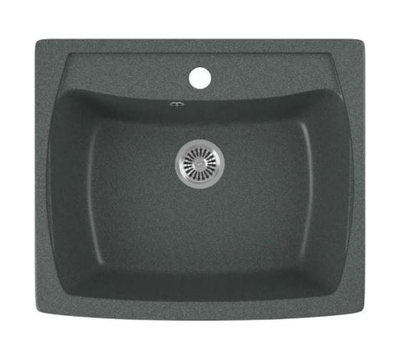 Кухонная мойка GreenStone цвет антрацит GRS-03-343