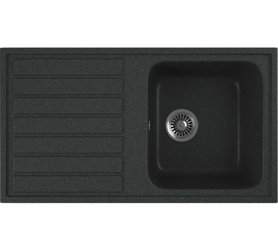 Кухонная мойка GreenStone антрацит GRS-20-343 1