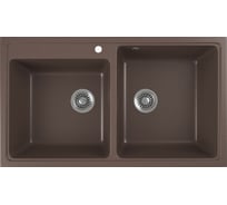 Кухонная мойка GreenStone шоколад GRS-85k-345