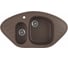 Кухонная мойка GreenStone цвет шоколад GRS-14-345 1