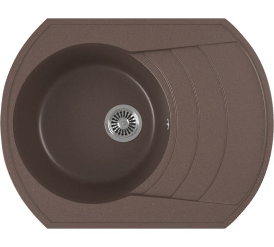 Кухонная мойка GreenStone шоколад GRS-65-345 1