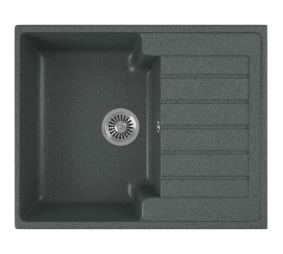 Кухонная мойка GreenStone цвет антрацит GRS-13s-343