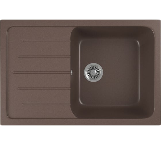 Кухонная мойка GreenStone шоколад GRS-76-345