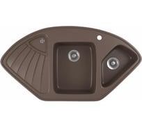 Кухонная мойка GreenStone цвет шоколад GRS-14K-345