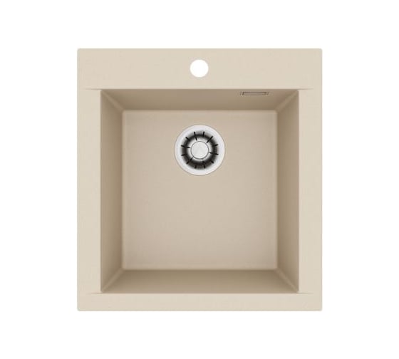 Мойка для кухни Alveus Pure-G 20 Algranit 480x520x198 мм, Ivory A20, с сифоном 1148858 1149266