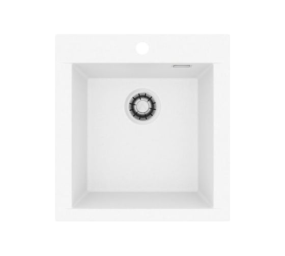 Мойка для кухни Alveus Pure-G 20 Algranit 480x520x198 мм, Glacier A10, с сифоном 1148858 1149264