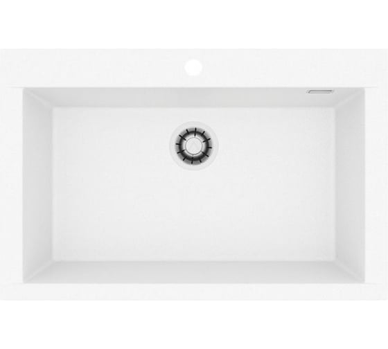 Мойка для кухни Alveus Pure-G 40 Algranit 790x520x198 мм, Glacier A10, с сифоном 1148858 1149278
